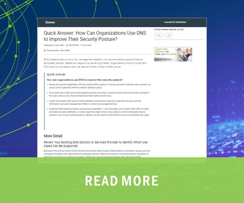 How Can Organizations Use DNS to Improve Their Security Posture?