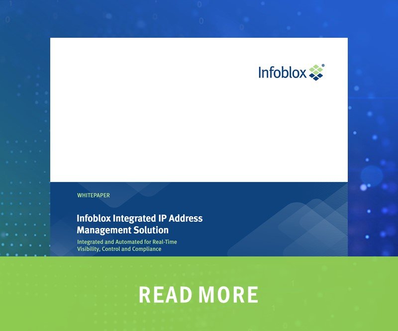 Infoblox Integrated IP Address
Management Solution